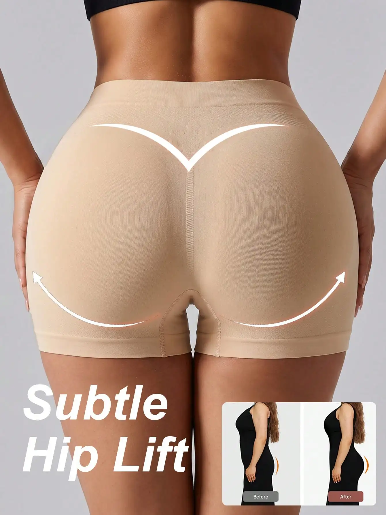 Boyshort Underwear - Women's Seamless Body Shaper Pantie Low