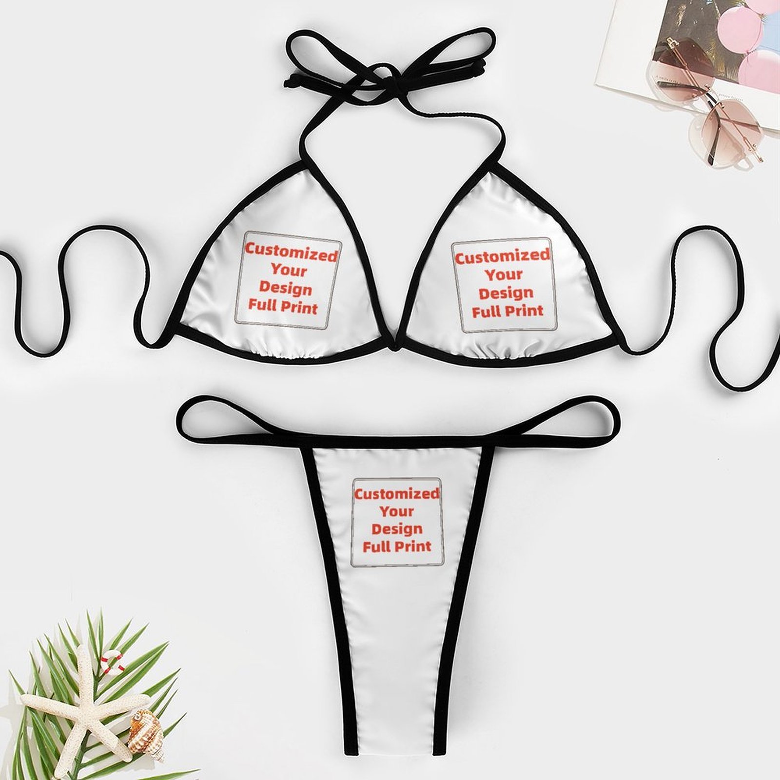 Customized Women's Brazillian  - Thong Bikini Women ulasan dan harga