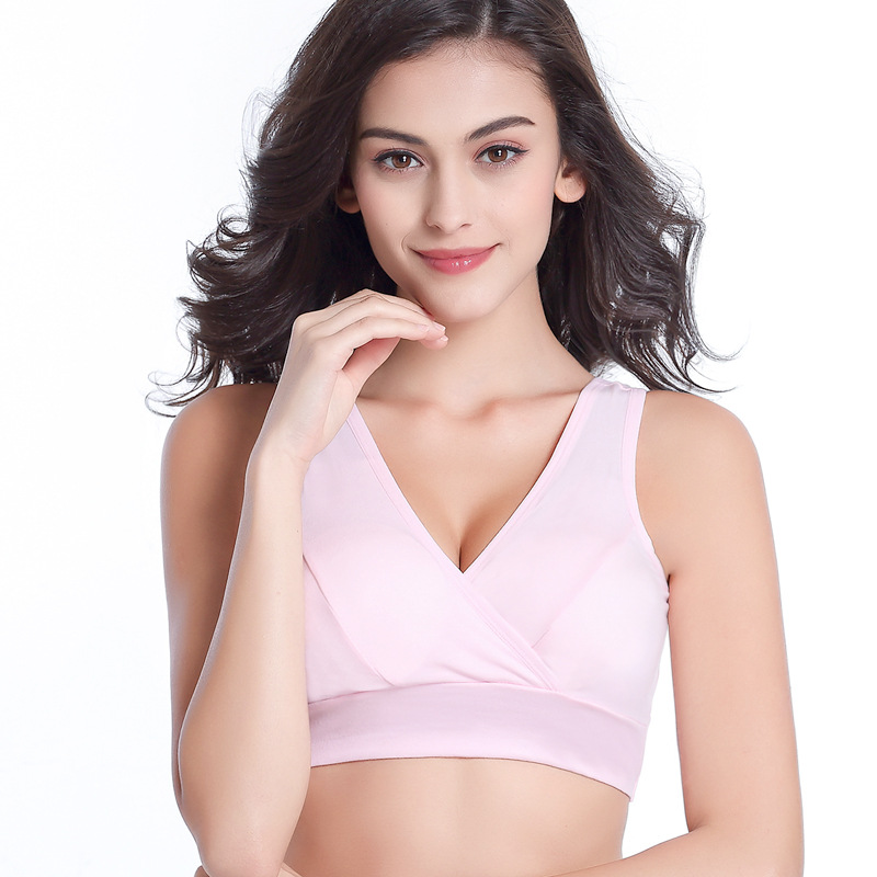Maternity Plain Color Tank Wir - Nursing Bra Sleep ulasan dan harga
