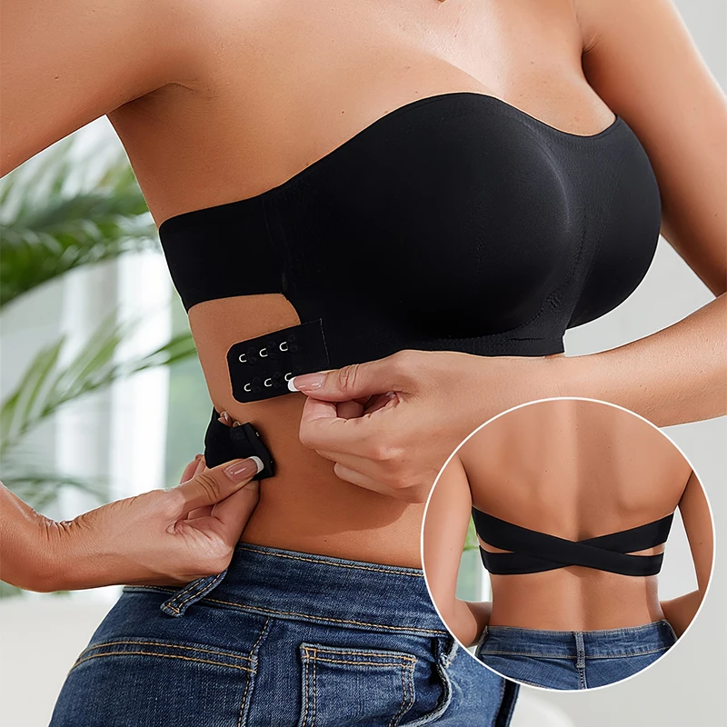 Women's Sexy Strapless Push Up - Push Up Bra Padded ulasan dan harga